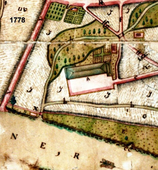 Plan terrier château du Fleix