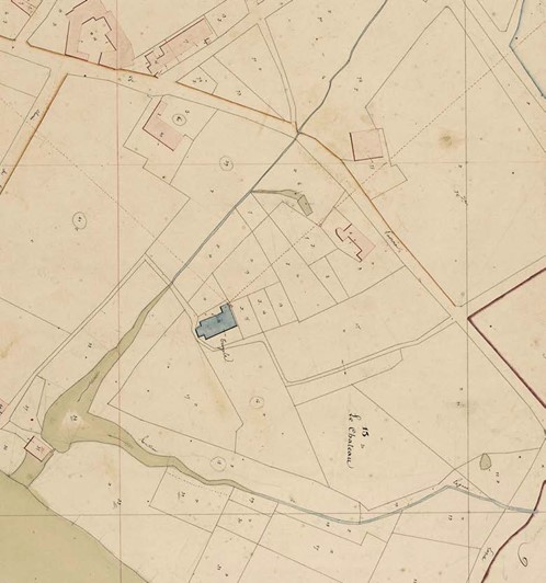 Cadastre temple du Fleix 1836